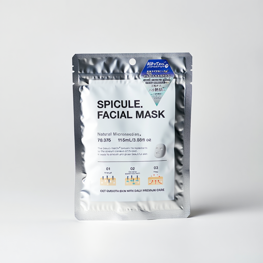 Spicule Facial Mask Natural Microneedle Treatment for Smooth, Clear Skin (7 Sheets)